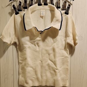 Kids Cream Polo Shirt